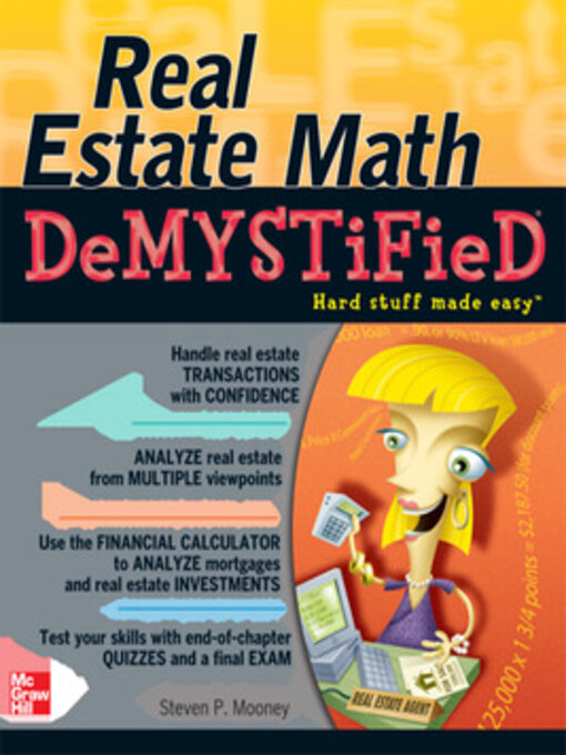 Title details for Real Estate Math Demystified by Steven P. Mooney - Available